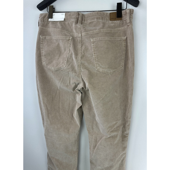 NWT AE Stretch High Waisted Corduroy Jegging Pant American Eagle Tan 14 Long 32w - Picture 12 of 14